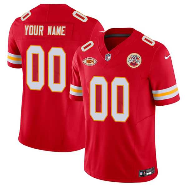 Men's Kansas City Chiefs Active Player Custom Red 2023 F.U.S.E. With NKH Patch Vapor Untouchable Limited Football Stitched Jersey,We sell and wholesale Men's Kansas City Chiefs Active Player Custom Red 2023 F.U.S.E. With NKH Patch Vapor Untouchable Limited Football Stitched Jersey on line form chian!